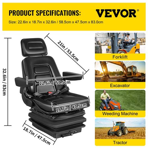 skid steer seat armrest|vevor armrest.